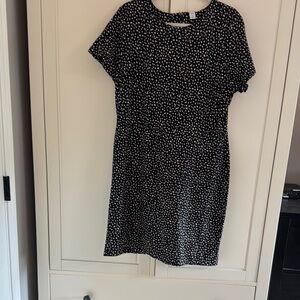 Black and White Polka Dot Dress